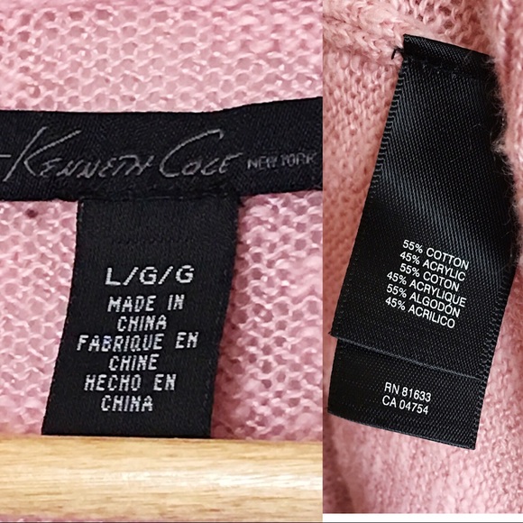Kenneth Cole New York Women’s Pink Cardigan - Picture 8 of 12